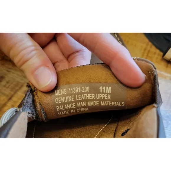Florsheim Lakeside Men's Brown Nubuck Brown Slip on Shoes 11 M 11391-200 Moc Toe