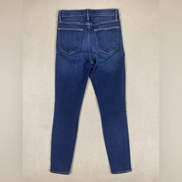Frame Denim Le High Skinny Crop - Women’s Size 29, Mid Rise, Stretch Blue Jeans