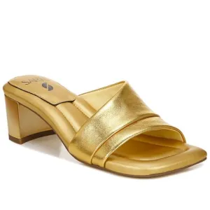 Franco Sarto | Gold Dreamy Leather Heeled Sandal