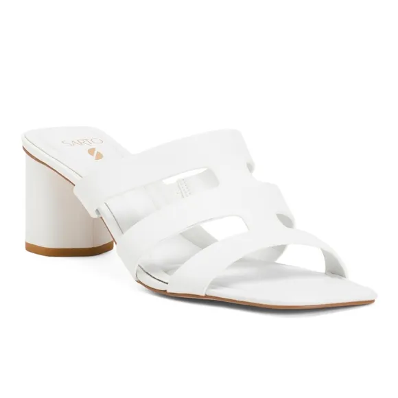Franco Sarto Leather Heeled Flxcarly Sandals