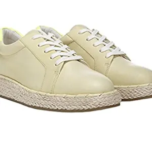 Franco Sarto NWOT Quinn Sneakers in Lemonade Leather. Woman’s size 7 M.
