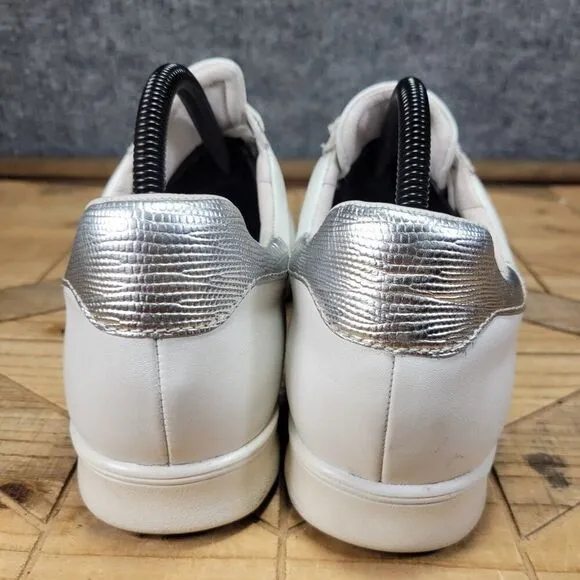 Frankie 4 Jackie III Australia - White Leather Sneakers Shoes US Womens Size 9.5