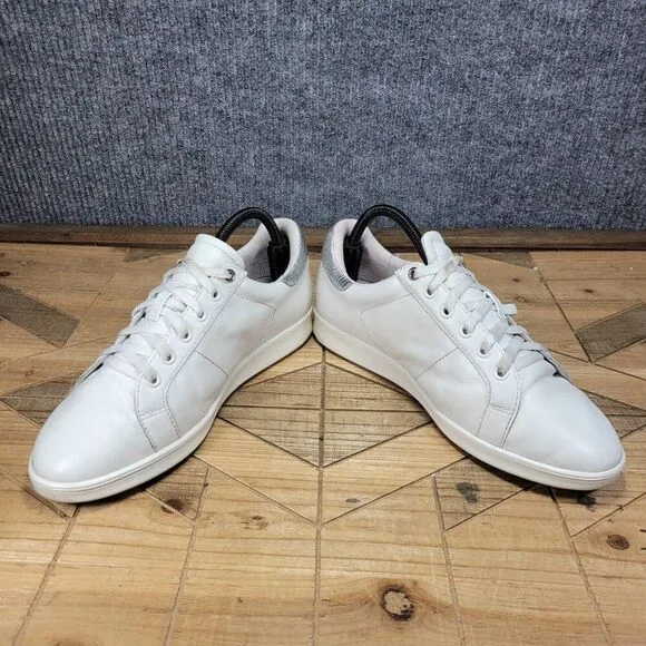 Frankie 4 Jackie III Australia - White Leather Sneakers Shoes US Womens Size 9.5