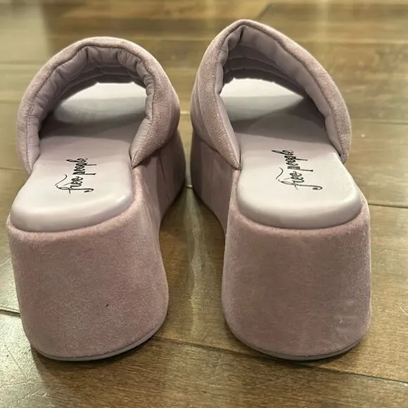 FREE PEOPLE Almost Paradise Platform Sandals / Orchid / US 6