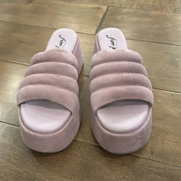 FREE PEOPLE Almost Paradise Platform Sandals / Orchid / US 6