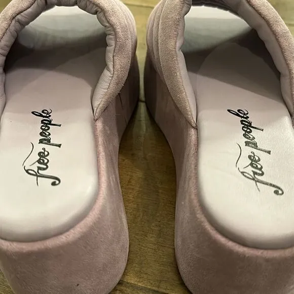 FREE PEOPLE Almost Paradise Platform Sandals / Orchid / US 6