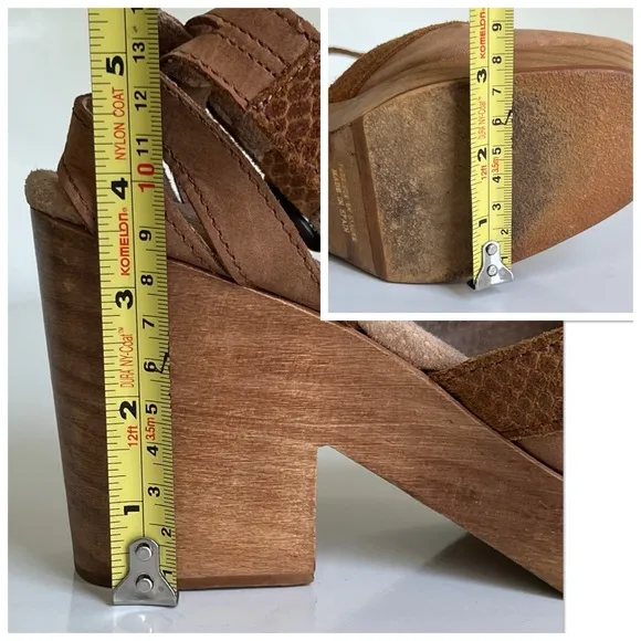 Free People &quot;Walk This Way&quot; Clogs Sandals Size 37 / US 6.5