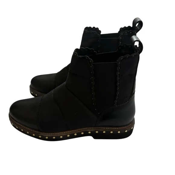 Free People Atlas Puffer Chelsea Boot Black Size 9/ 9.5