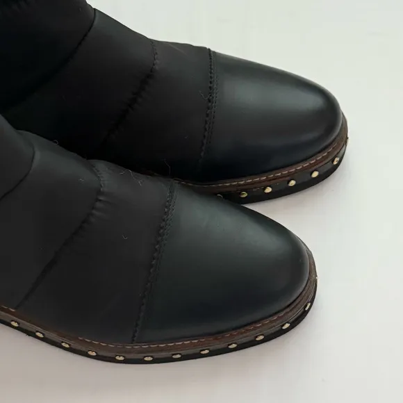 Free People Atlas Puffer Chelsea Boot Black Size 9/ 9.5