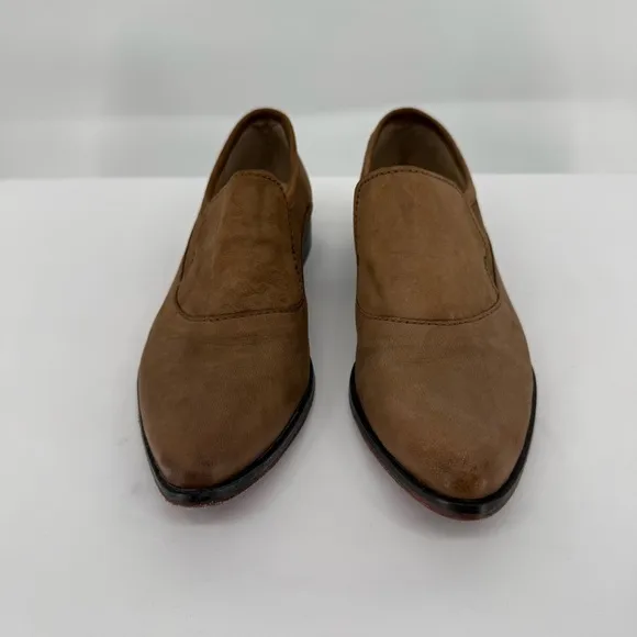 Free People Brady Brown Suede Loafer in a size 7.5 or 38 Slip-ons Casual Flats