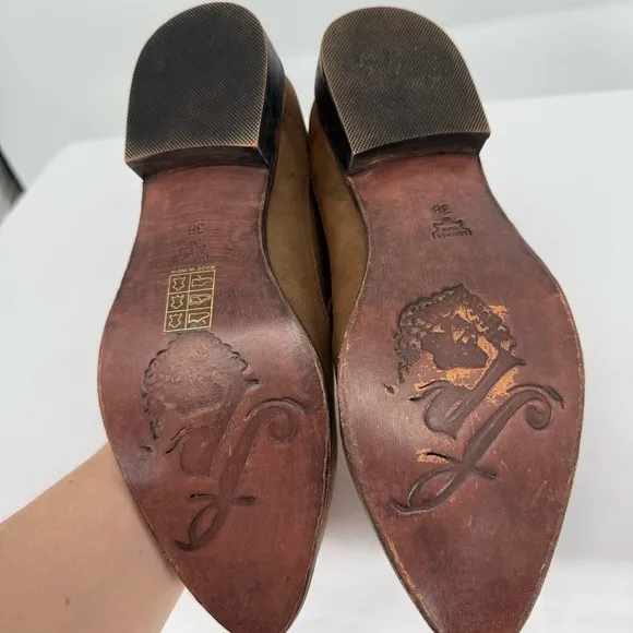 Free People Brady Brown Suede Loafer in a size 7.5 or 38 Slip-ons Casual Flats