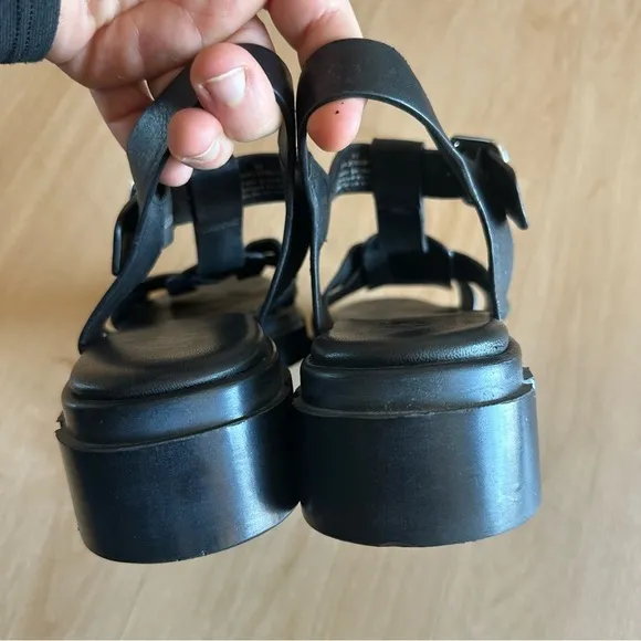 Free People Brooks Chunky Ankle Buckle Fisherman Sandal