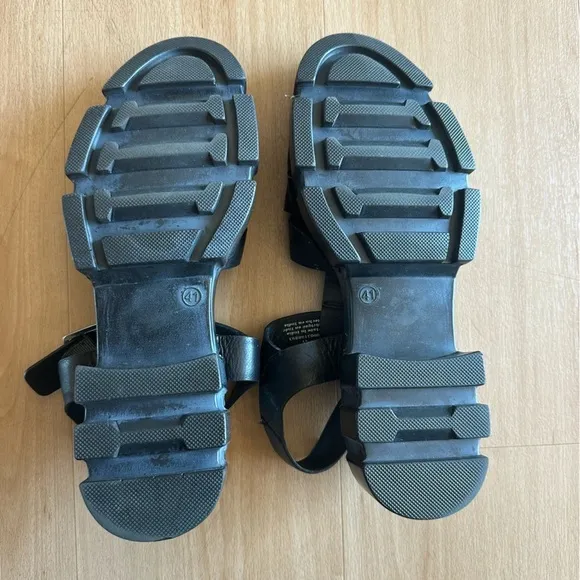Free People Brooks Chunky Ankle Buckle Fisherman Sandal