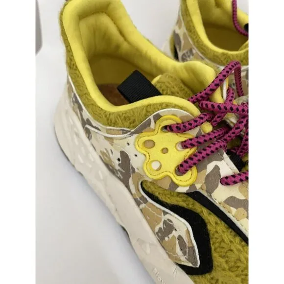 Free People Flower Mountain Cable Knit Knightly Knitted Sneakers Size 7 38 NEW