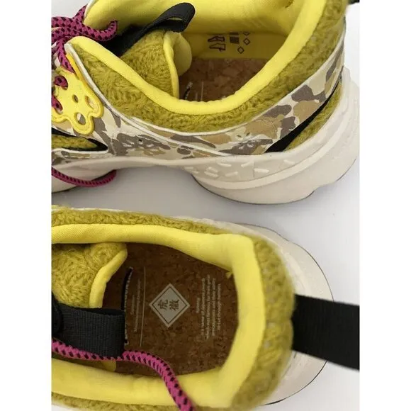 Free People Flower Mountain Cable Knit Knightly Knitted Sneakers Size 7 38 NEW