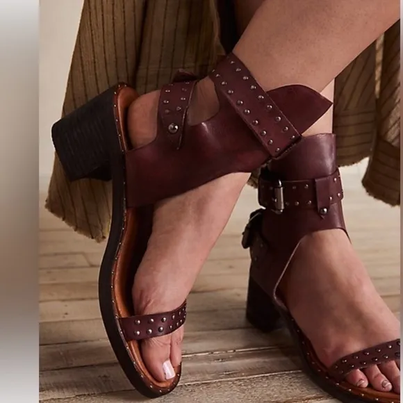 FREE PEOPLE Happiness Heeled Sandals