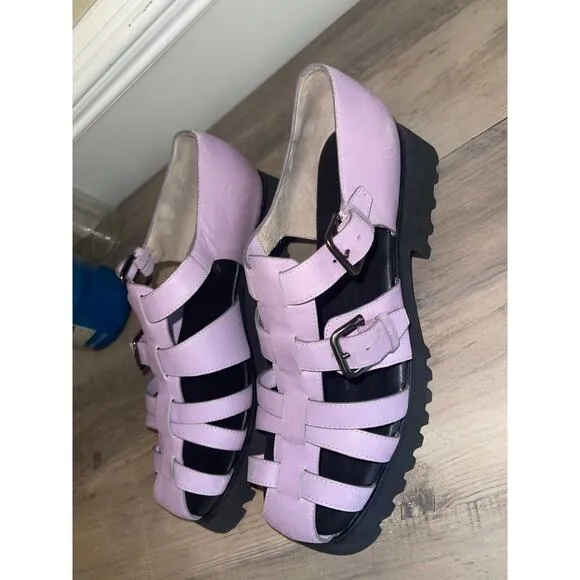 FREE PEOPLE Janis FIsherman Lug Sole Chunky Sandal Size 11