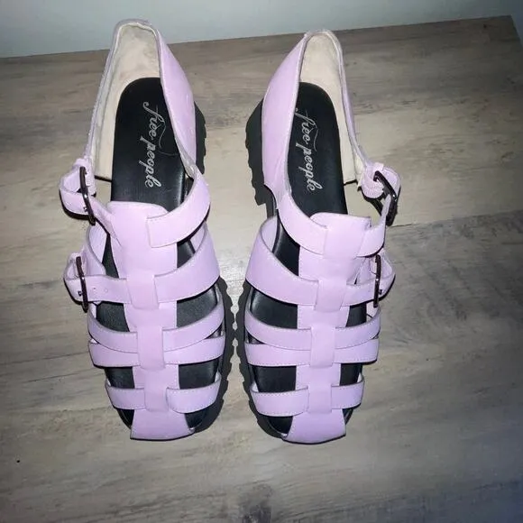 FREE PEOPLE Janis FIsherman Lug Sole Chunky Sandal Size 11