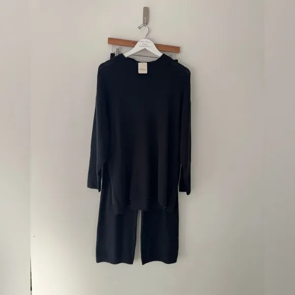 FREE PEOPLE NWT Malibu Black Set S