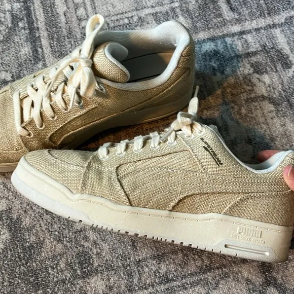 Free People Puma Slipstream Lo Sneakers Eco Tan Size 10