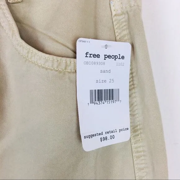 Free People | Scout Midi Skirt NWT 25 Sand Y2K