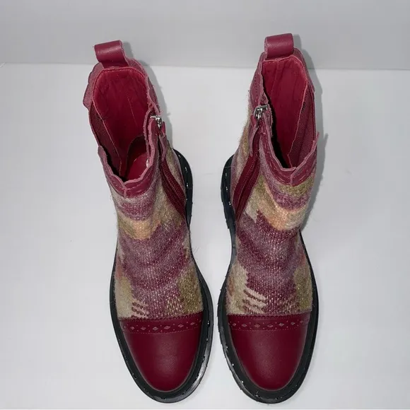 Free People Tate Chelsea Boot Mulberry Mix