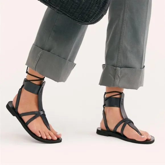 Free people‎ vacation day wrap sandal NEW
