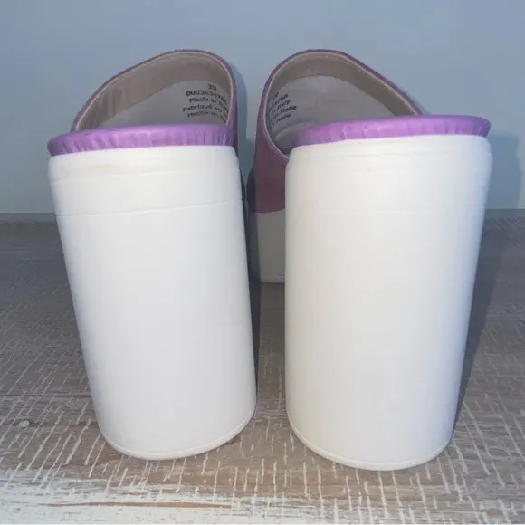 Free People Womens Size 39 / 9 Zoe Orchid Purple Chunky Platform Sandal Heels