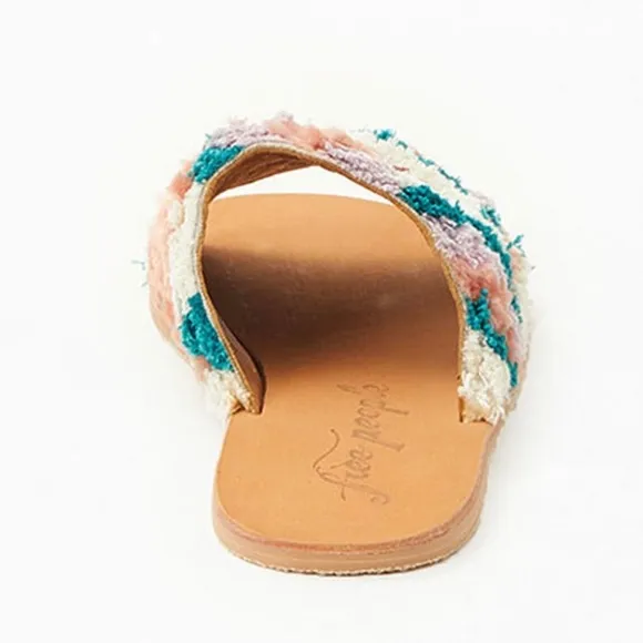 Free People Women's Yuma Woven Mule Sandals in Night Sand Size 40 / US 9.5 NEW