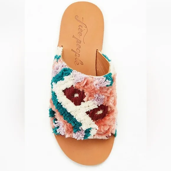 Free People Women's Yuma Woven Mule Sandals in Night Sand Size 40 / US 9.5 NEW
