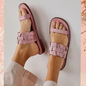Free People Woven River Slip-On Sandals by FP Collection