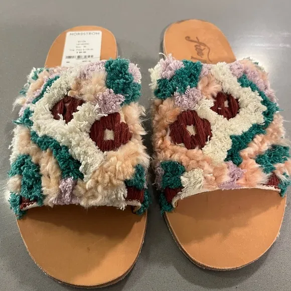 Free People Yuma Woven Mule Sandals-size 40-NWT