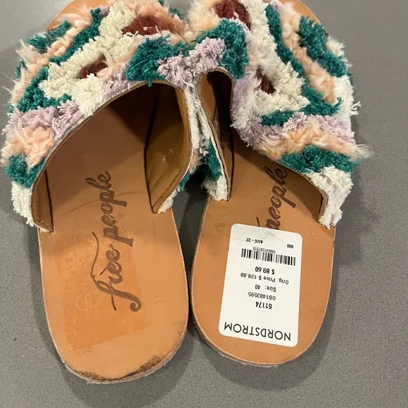 Free People Yuma Woven Mule Sandals-size 40-NWT