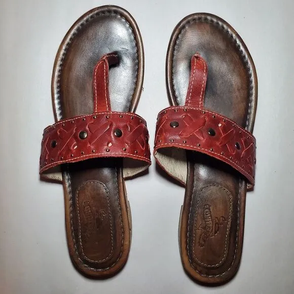 Freebird Red Shay Sandals Size 8