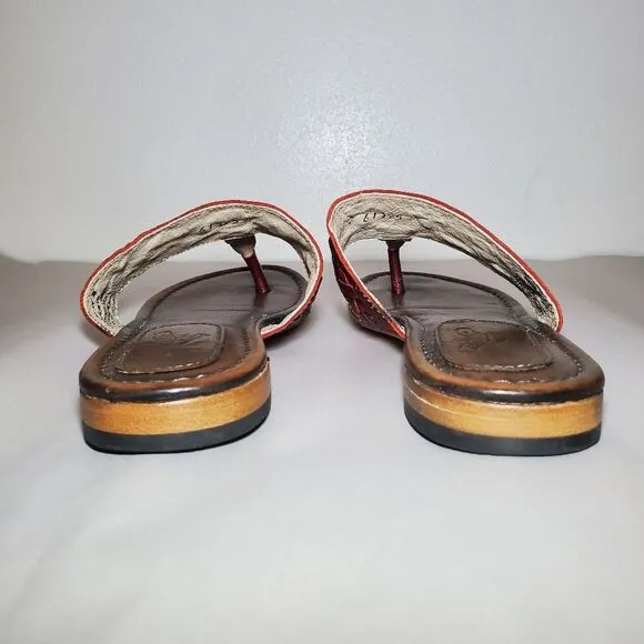 Freebird Red Shay Sandals Size 8
