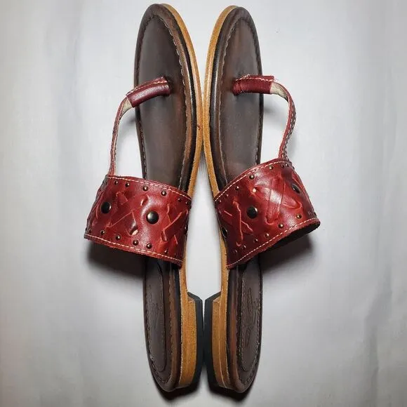 Freebird Red Shay Sandals Size 8