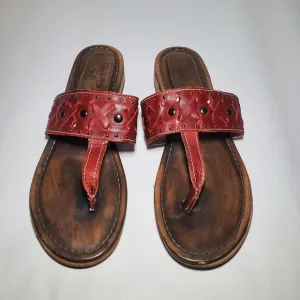 Freebird Red Shay Sandals Size 8