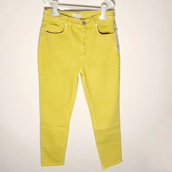 French Connection Dark citron slim ankle jeans size 6