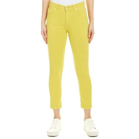 French Connection Dark citron slim ankle jeans size 6