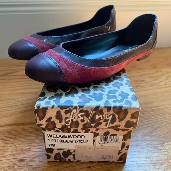 French Sole New York (FS/NY) flats, Size 7