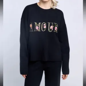 FROM PARIS FRANCE CHIC AMOUR VISCOSE BLEND SWEATER