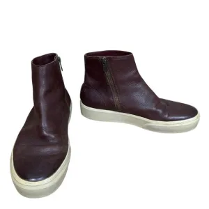 Frye Beacon Inside Zip Brown Leather Boots Size 9