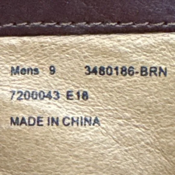 Frye Beacon Inside Zip Brown Leather Boots Size 9