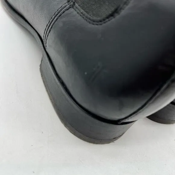 Frye Boots Womens 10 Black Chelsea Bootie Pull On