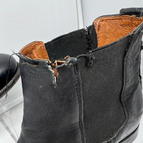 Frye Boots Womens 10 Black Chelsea Bootie Pull On