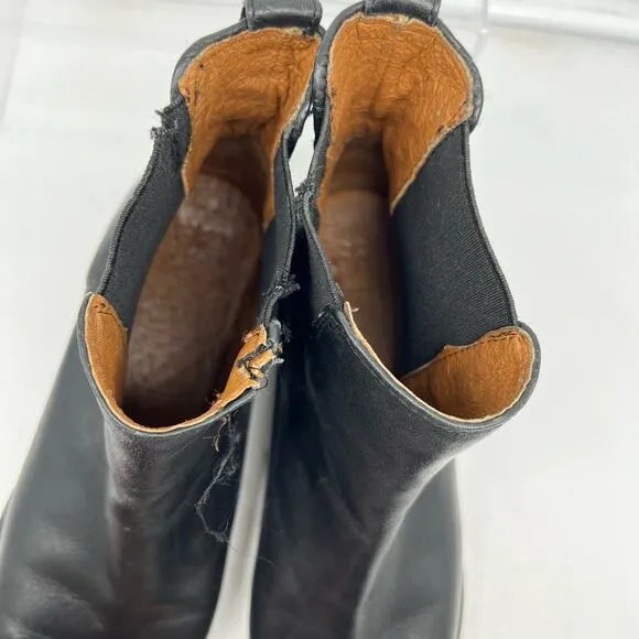 Frye Boots Womens 10 Black Chelsea Bootie Pull On