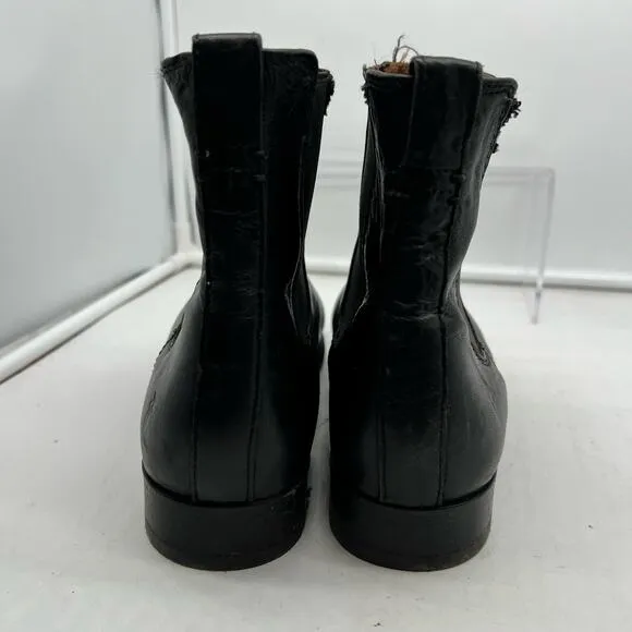 Frye Boots Womens 10 Black Chelsea Bootie Pull On