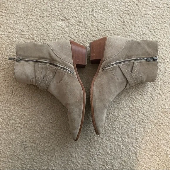 Frye Ellen Zip Side Buckle Boots