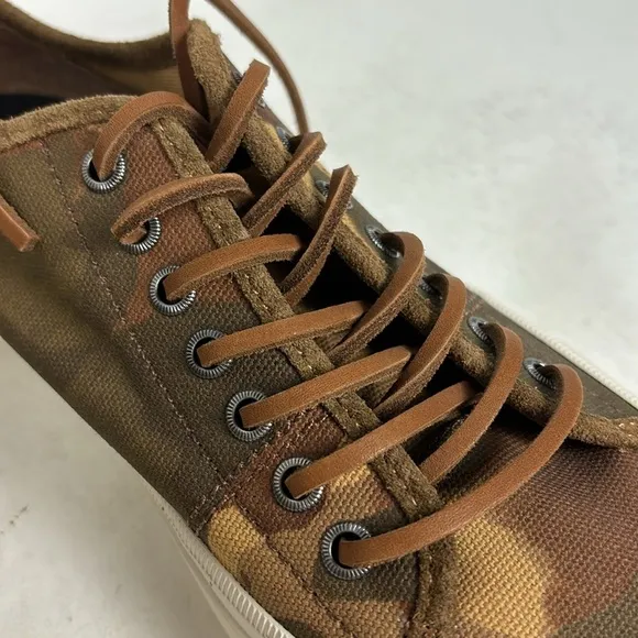 FRYE Ludlow Low Camo Canvas Lace up Sneakers