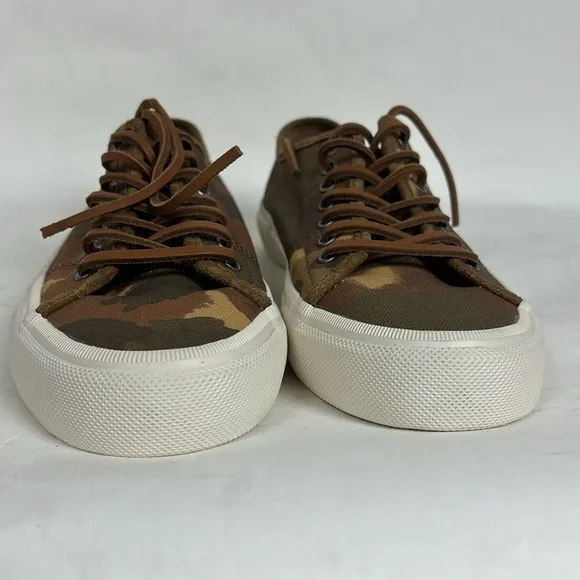 FRYE Ludlow Low Camo Canvas Lace up Sneakers